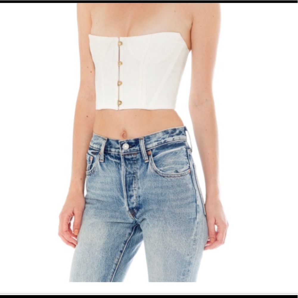 ARE YOU AM I Lill Corset - white (looks more cream)